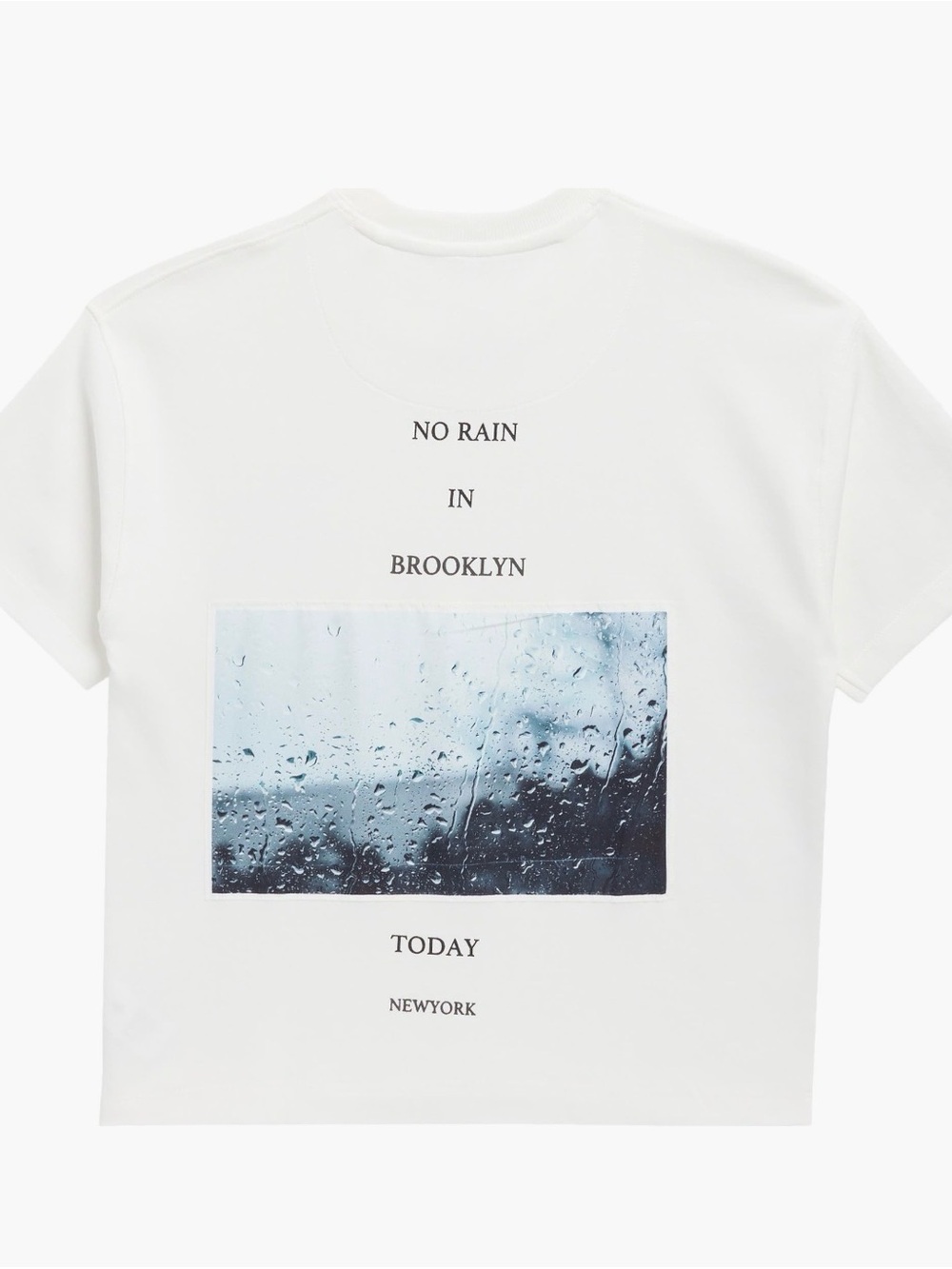 Denim and Flower No Rain in Brooklyn Graphic Tee
